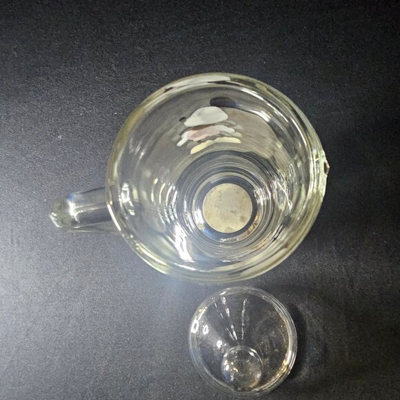 Vintage Walt Disney World Mickey Mouse Glass Clear Candy Jar With Lid - Picture 9 of 10